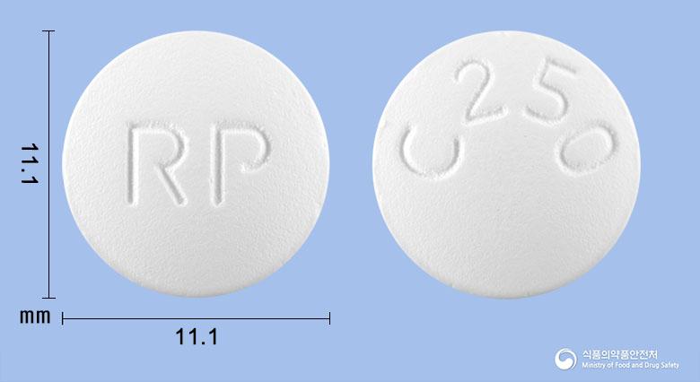 알피시프록정250mg(시프로플록사신염산염수화물)