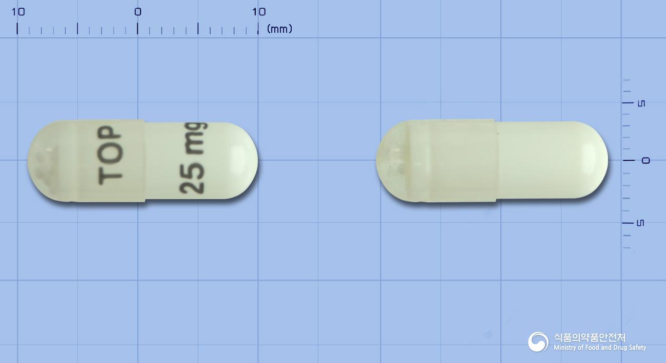 토파맥스스프링클캡슐25밀리그램(토피라메이트)