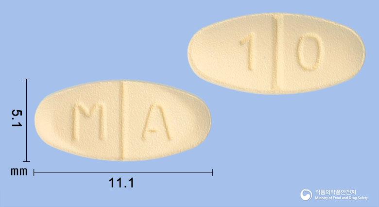젠빅사정10밀리그램(메만틴염산염)