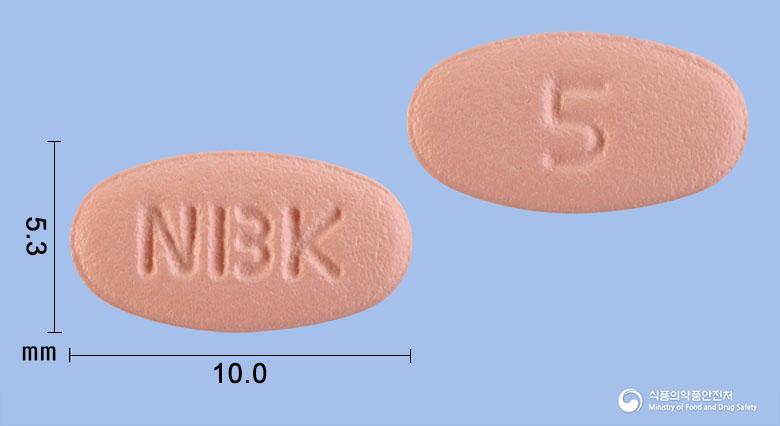 엔빅사정5밀리그램(아픽사반) 