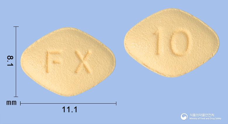 포실로진정10밀리그램(다파글리플로진무수유당혼합물)