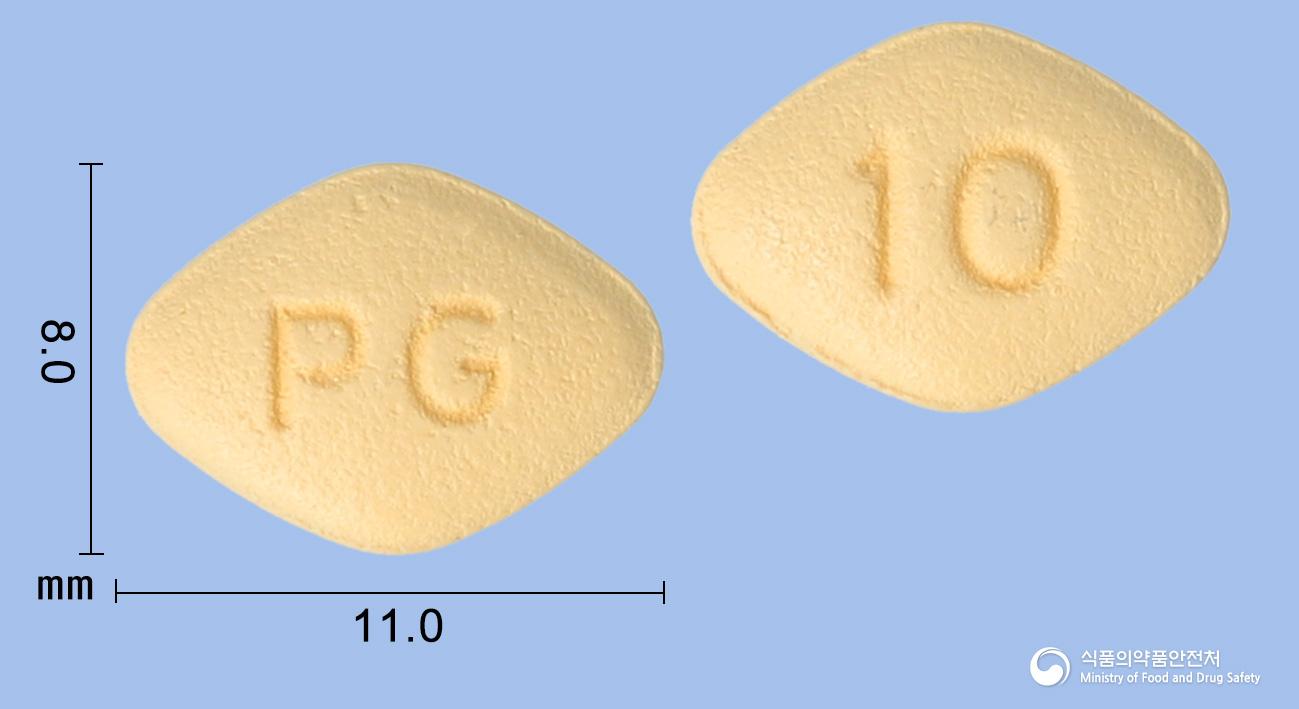 다플로진정10mg(다파글리플로진무수유당혼합물)