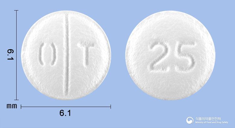 토피렌티정25밀리그램(토피라메이트)
