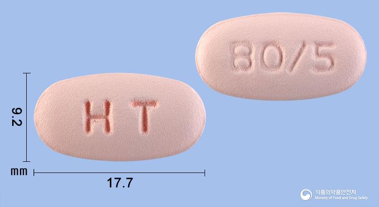 듀오텔미정80/5밀리그램