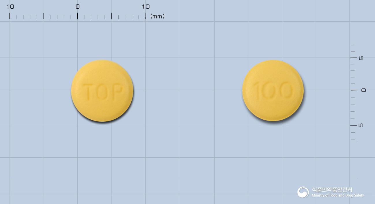 토파맥스정100밀리그램(토피라메이트) - (주)한국얀센 - 성분 토피라메이트