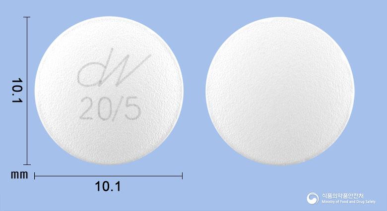 올바스타정20/5밀리그램