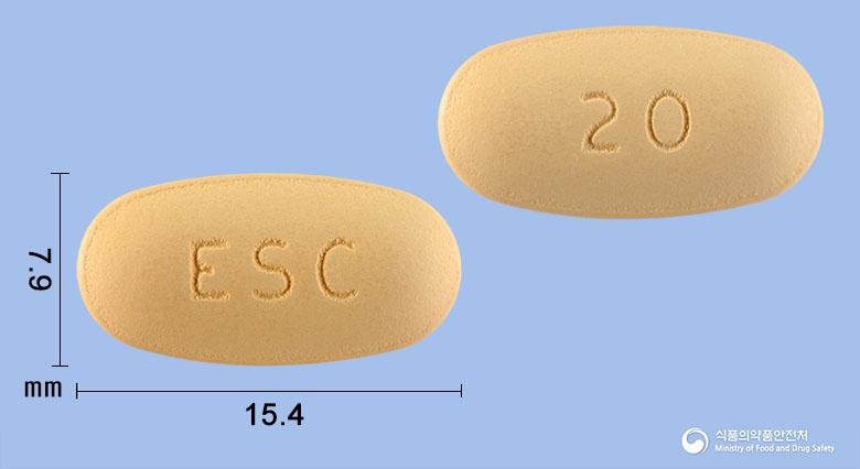 에소카정20/600밀리그램