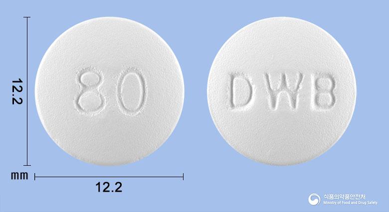 대웅바이오아토르바스타틴정80밀리그램(아토르바스타틴칼슘삼수화물)