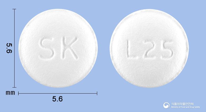 코스카정25밀리그램(로사르탄칼륨)