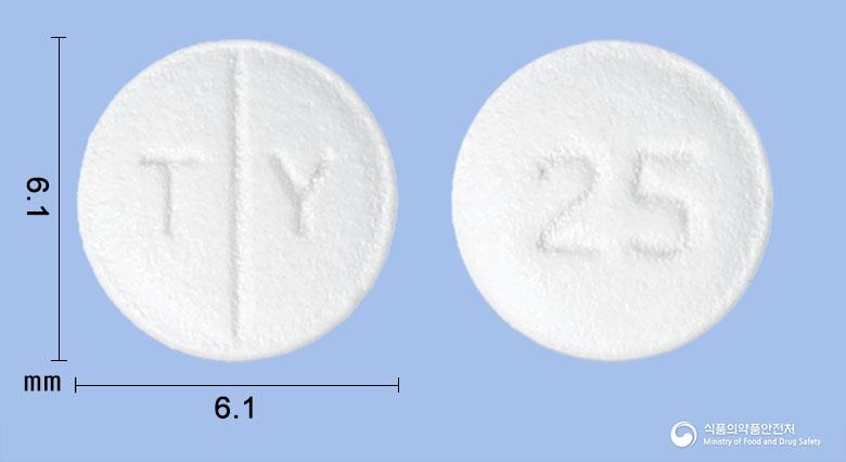 토피에이정25밀리그램(토피라메이트)
