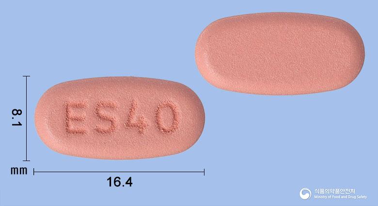 에소메졸플러스정40/350밀리그램