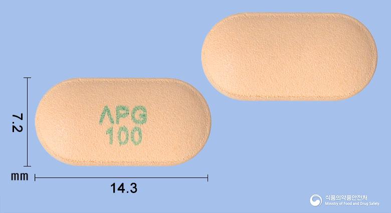 다파비아정10/100밀리그램
