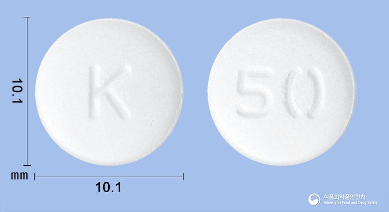 케이캡구강붕해정50밀리그램(테고프라잔)