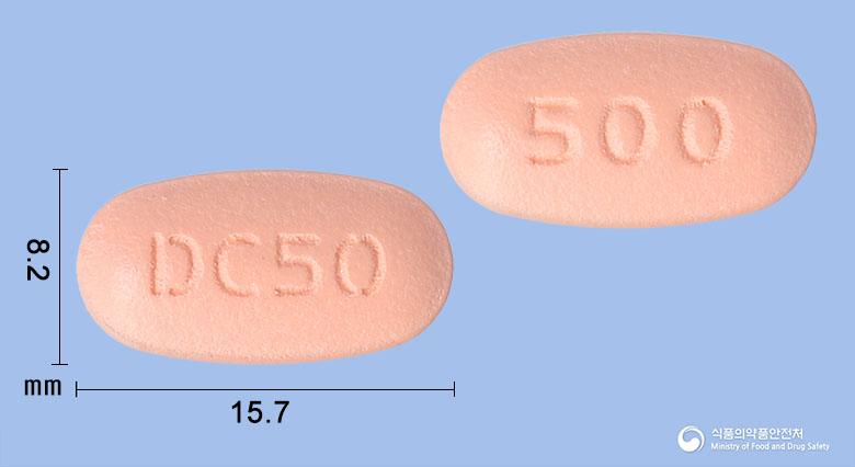 글리시타메트정50/500밀리그램