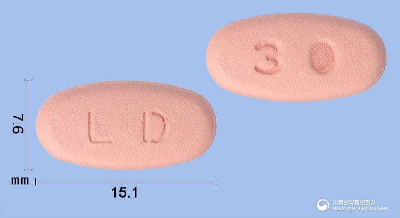 란탄듀오정30/600밀리그램