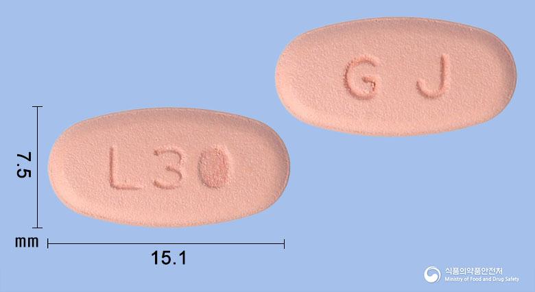 란소듀오정30/600밀리그램
