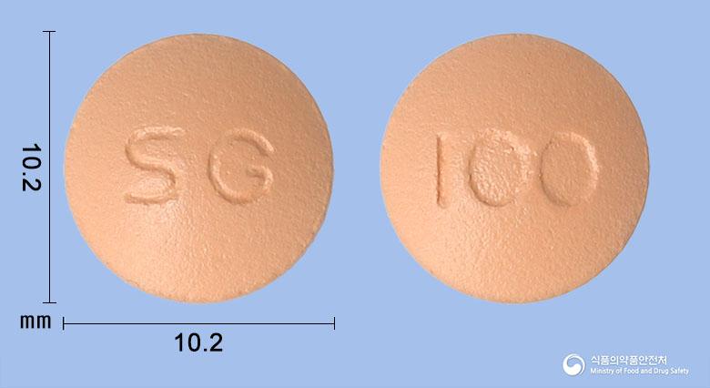 자비아정100밀리그램(시타글립틴염산염수화물)