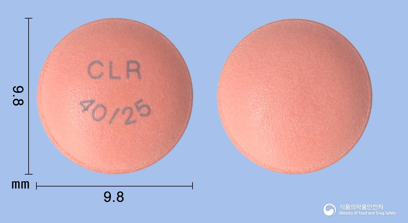 이달비클로정40/25밀리그램(아질사르탄메독소밀칼륨,클로르탈리돈)
