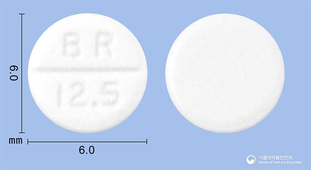 카프릴정12.5밀리그람(캅토프릴)수출명;Captolongtablet12.5mg(captopril)