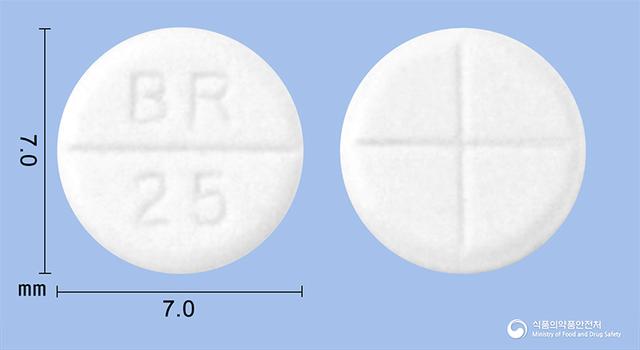 카프릴정25mg(캅토프릴)수출명:Captolongtablet25mg(captopril)