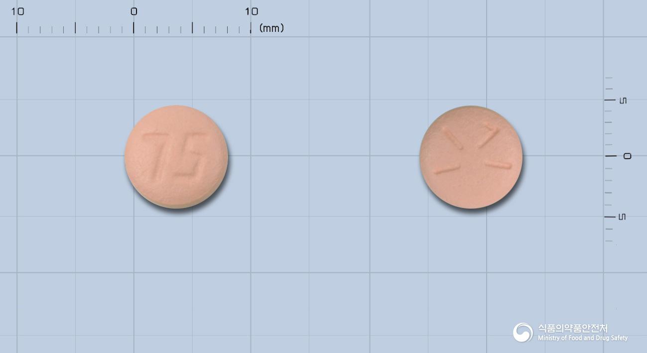 플라빅스정75밀리그램(클로피도그렐황산염)