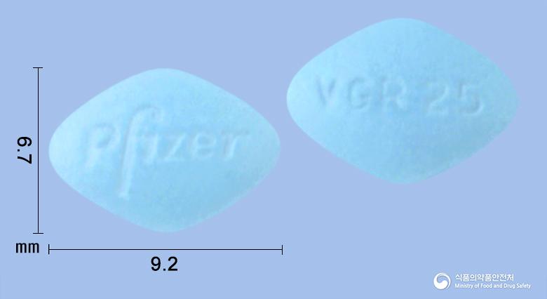 비아그라정25밀리그람(실데나필시트르산염)