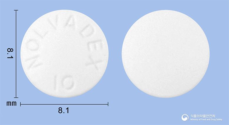 놀바덱스정(타목시펜시트르산염)