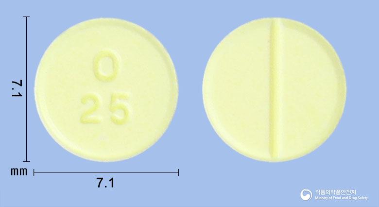 올페드린정25밀리그램(오르페나드린염산염)