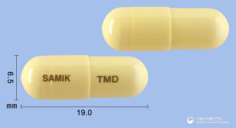 치엠디캡슐(치모모둘린)(수출명: Samiktiemdi Capsule, HUERSICAM Cap.)(수출용)