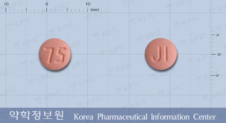 필그렐정(클로피도그렐황산수소염) - 제일약품(주) - 성분 클로피도그렐황산수소염
