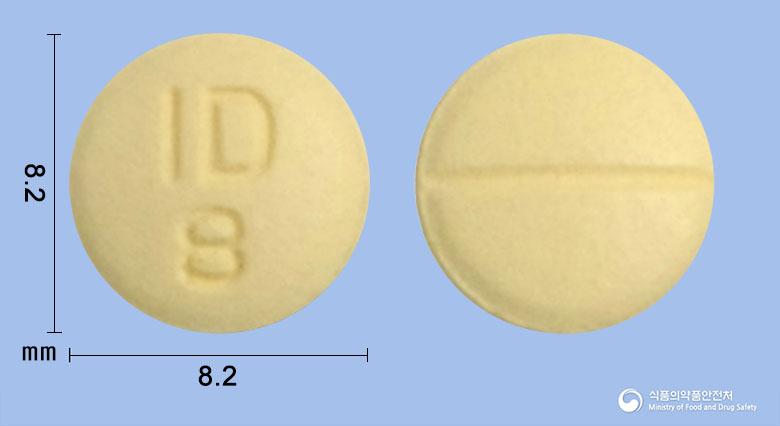 벤디핀정8밀리그램(베니디핀염산염)