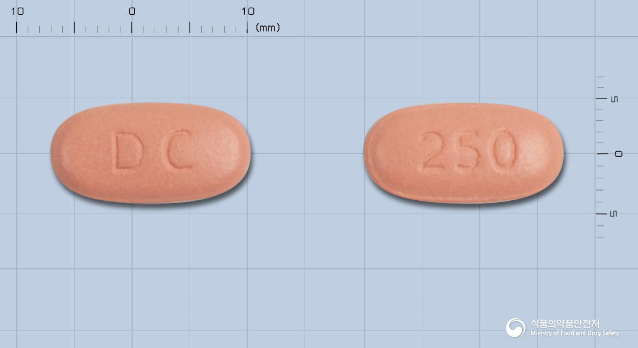 동구레보플록사신수화물정250mg