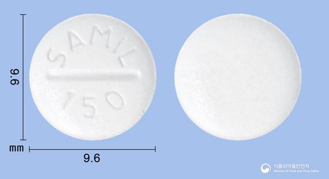 포리부틴정150mg(트리메부틴말레산염)