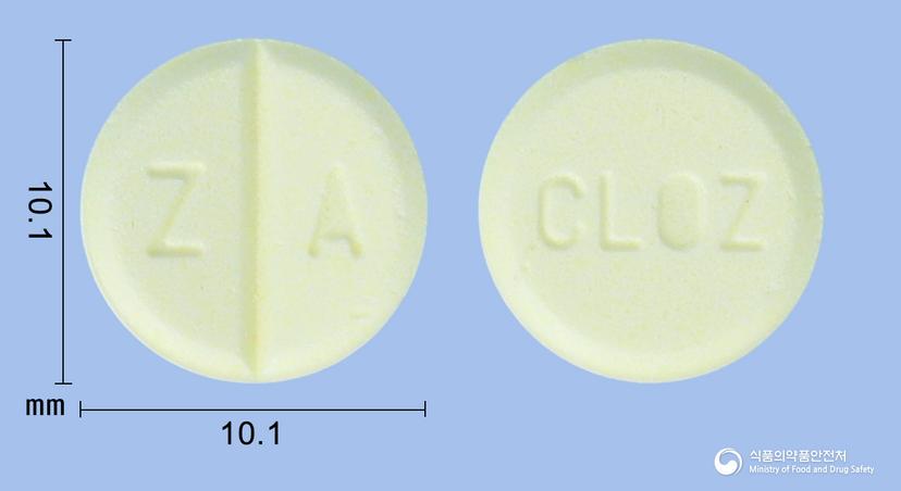 클로자릴정100밀리그램(클로자핀)