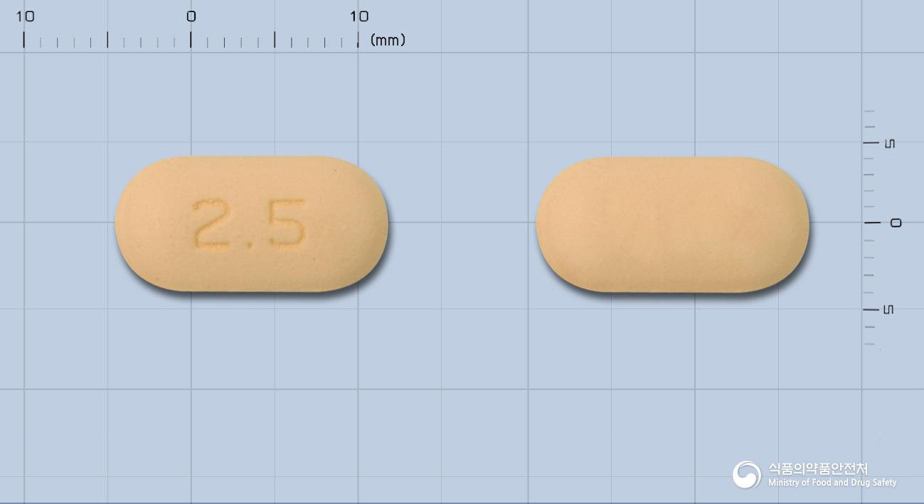 글루리아드정500/2.5밀리그람