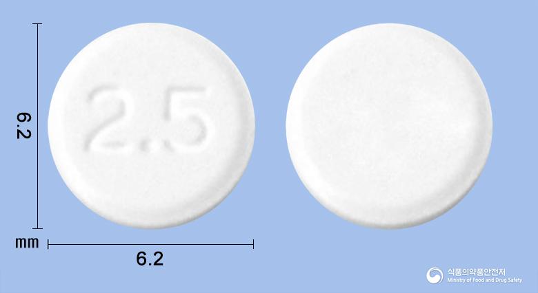보령토르세미드정2.5밀리그람(토르세미드)(수출명: DUREMID 2.5mg Tablet)