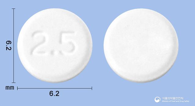 보령토르세미드정2.5밀리그람(토르세미드)(수출명: DUREMID 2.5mg Tablet)