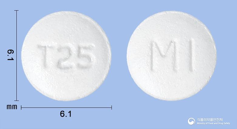 토파메이트정25밀리그램(토피라메이트)