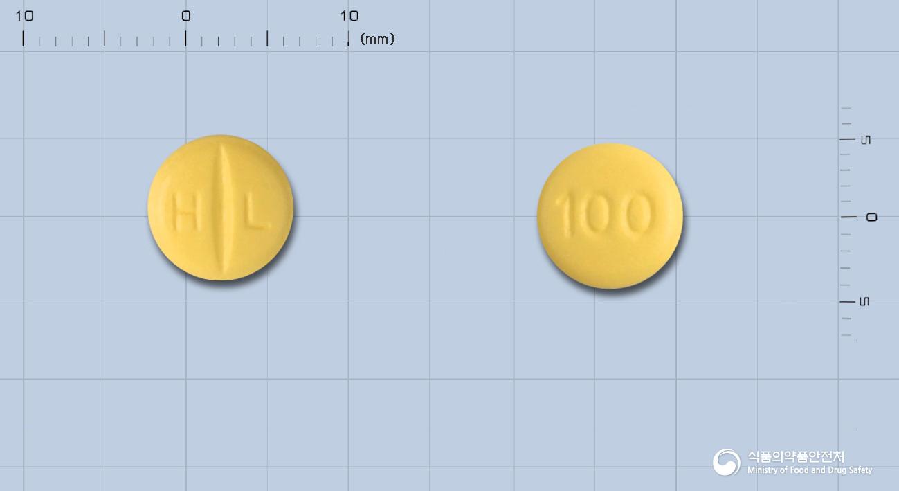 토피론정100밀리그램(토피라메이트)