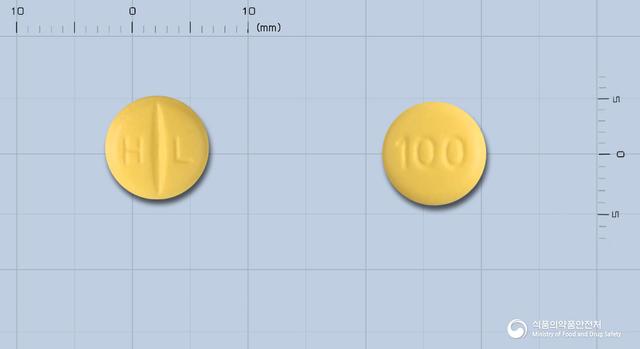 토피론정100밀리그램(토피라메이트)