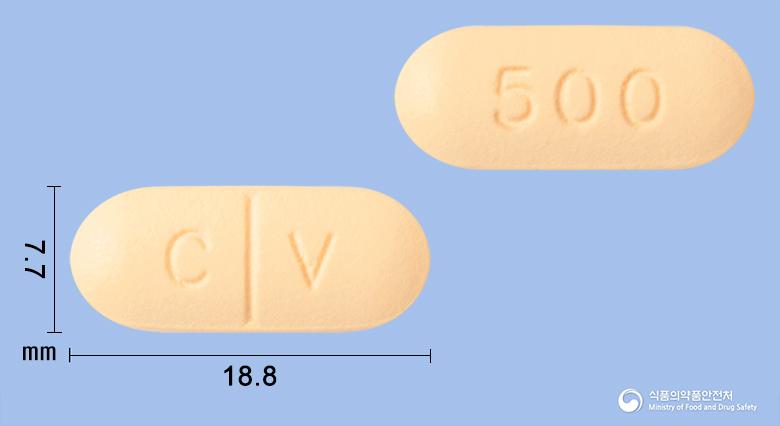 크라비트정500밀리그람(레보플록사신)