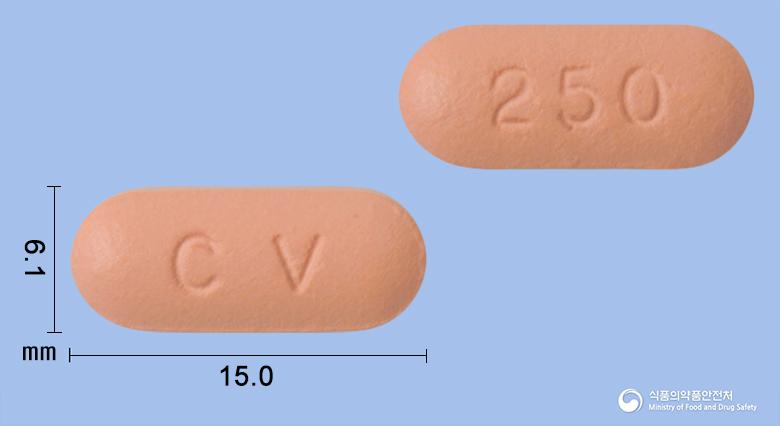 크라비트정250밀리그람(레보플록사신)
