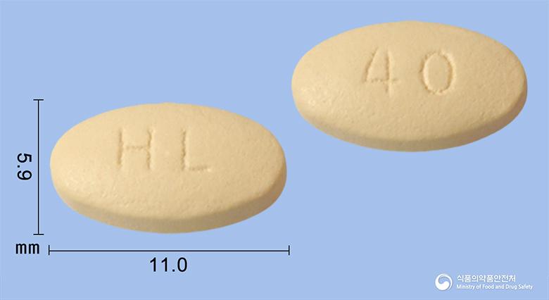 펩타졸정40밀리그램(판토프라졸나트륨세스키히드레이트)