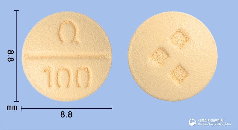 큐로켈정100밀리그램(쿠에티아핀푸마르산염)