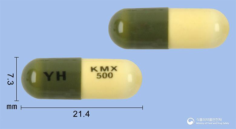 키목신캡슐500밀리그램(아목시실린수화물)(수출명:아목시실린캡슐500밀리그램,아목스메디코,아목시실리나캡슐500밀리그램)