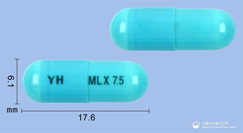 멜로캄캡슐7.5밀리그람(멜록시캄)(수출명:유한멜로캄캡슐7.5밀리그람)