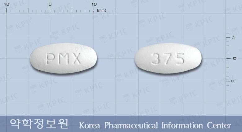 펜크라정375밀리그램(아목시실린-클라불란산칼륨(2:1))