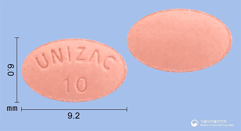 유니작정10밀리그람(플루옥세틴염산염)
