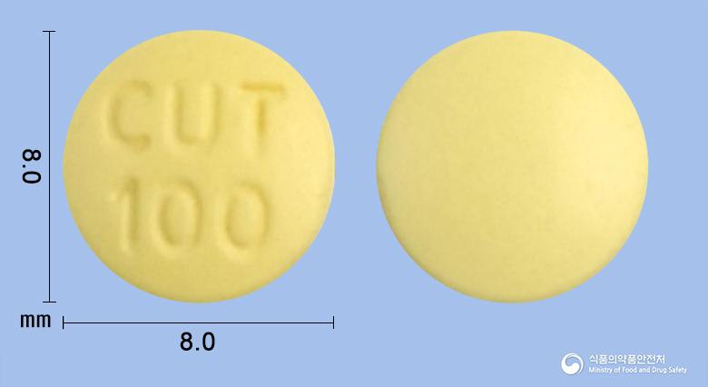 쿠에티정100밀리그램(쿠에티아핀푸마르산염)