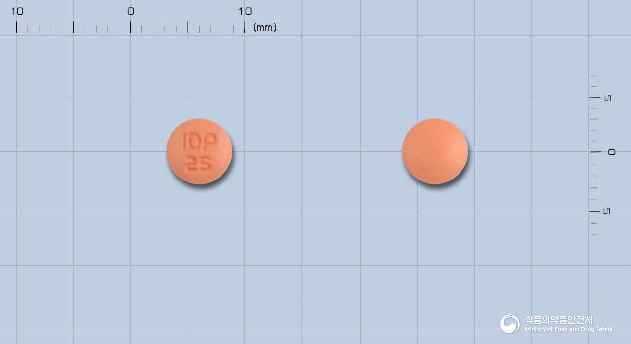 큐티핀정25밀리그램(쿠에티아핀푸마르산염)